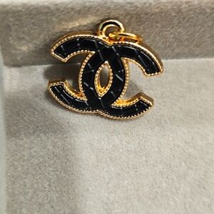 Chanel Black and Gold Pull Charm Replacement